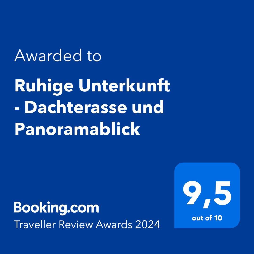 Ruhige Unterkunft - Dachterasse Und Panoramablick Warstein Exterior foto
